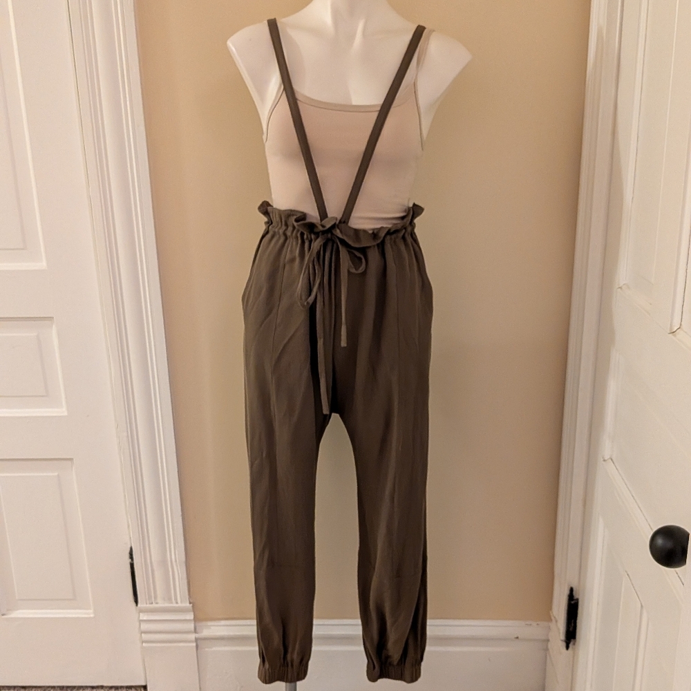 Ulla Johnson Freja olive green slouchy pants Size 4